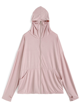 サムホール付きラッシュガードパーカー