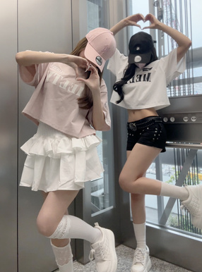 レースラインロゴTシャツ