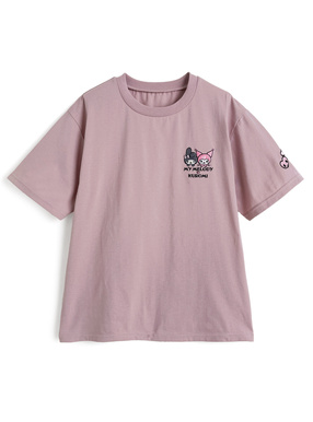 サンリオキャラクターズ マイメロディ＆クロミアニバーサリー刺繍Tシャツ