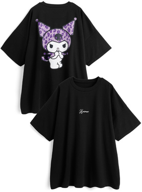 サンリオキャラクターズ レオパード柄クロミTシャツ