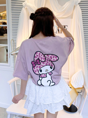 サンリオ レオパード柄マイメロディTシャツ