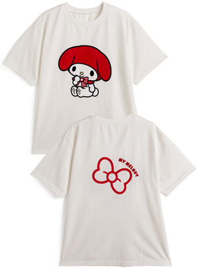サンリオキャラクターズ マイメロディ50周年プリントTシャツ
