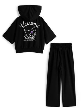 サンリオキャラクターズ クロミ ジップパーカーxパンツセットアップ