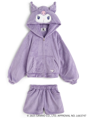 サンリオキャラクターズ　クロミフードボアセットアップ