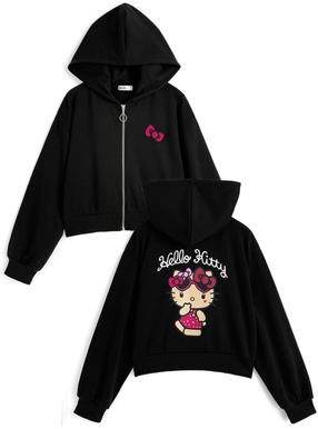 サンリオキャラクターズ　ハローキティジップスウェットパーカー