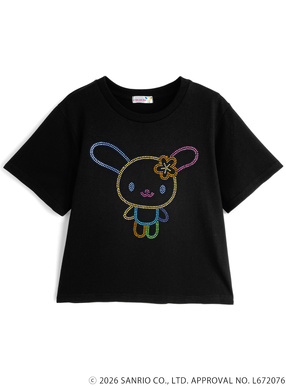 サンリオキャラクターズ　ウサハナラインストーンTシャツ