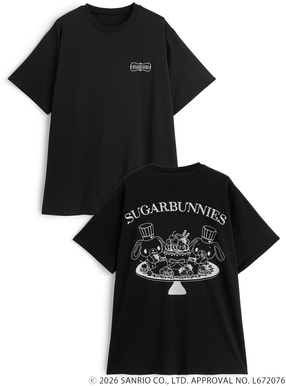 サンリオキャラクターズ　シュガーバニーズロゴプリントTシャツ