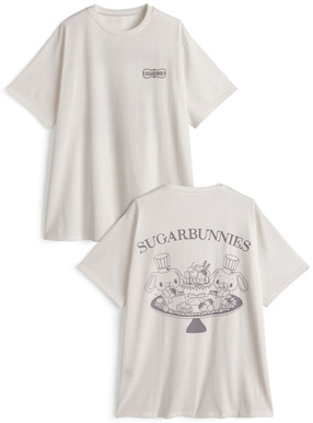 サンリオキャラクターズ　シュガーバニーズロゴプリントTシャツ