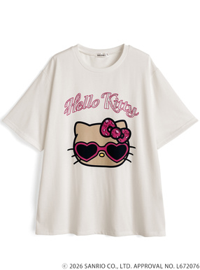 サンリオキャラクターズ　ハローキティサマービッグTシャツ