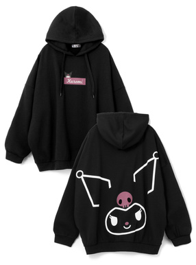 サンリオコラボ クロミビッグプリントルーズパーカー