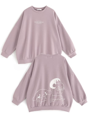サンリオコラボ　シナモロールXクレヨンしんちゃんスウェット