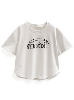 チェーンステッチロゴTシャツ