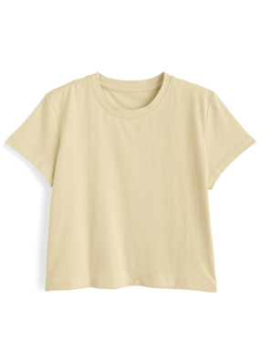 ショート丈Tシャツ