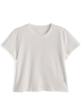 ショート丈Tシャツ