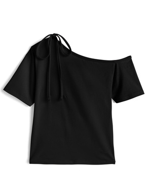 3wayストラップ付きワンショルダーTシャツ