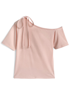 3wayストラップ付きワンショルダーTシャツ
