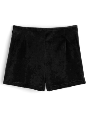 ベロアショートパンツ