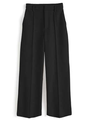 センターシーム圧縮ニットワイドパンツ