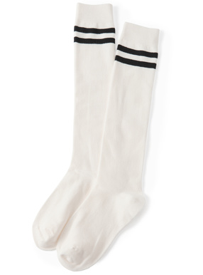 ダブルラインハイソックス