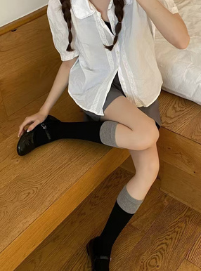 配色ドッキングソックス