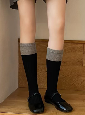 配色ドッキングソックス