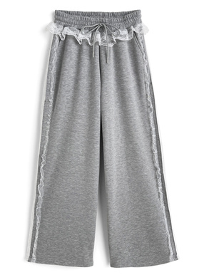 レーススウェットパンツ