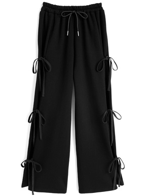 サイドリボンスウェットパンツ