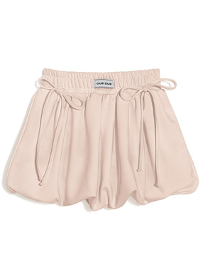 ダブルリボンバルーンスウェットショートパンツ