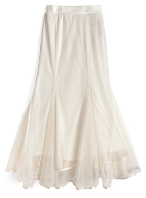 チュールマーメイドスカート