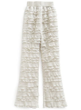 フリルセミフレアパンツ