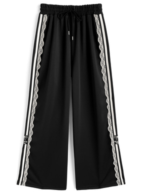 配色ラインレーストラックパンツ