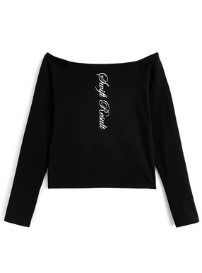 2Wayロゴプリントトップス