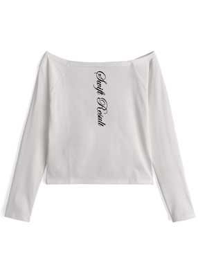 2Wayロゴプリントトップス