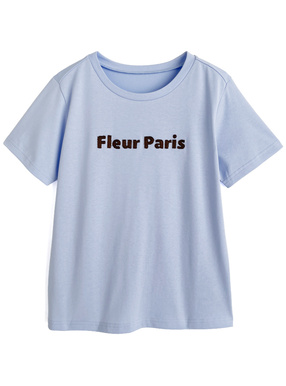 配色ロゴTシャツ