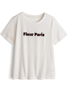 配色ロゴTシャツ