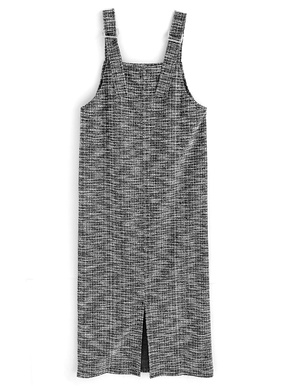 ラメツイードジャンパースカート