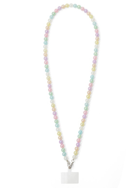 カラフルビーズスマホショルダー