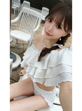 3Wayボリュームフリルビキニ水着