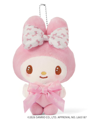 サンリオキャラクターズコラボ　ピンク　マイメロディ　バレンタインマスコット