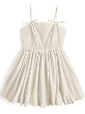 リボンキャミソールバルーンミニワンピース