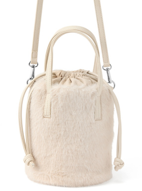 2Wayファーバケツバッグ