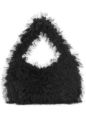 フリンジボアワンハンドルバッグ