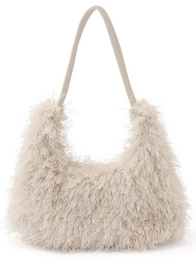 フリンジボアハンドバッグ