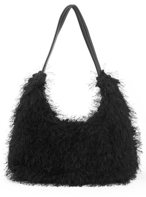 フリンジボアハンドバッグ