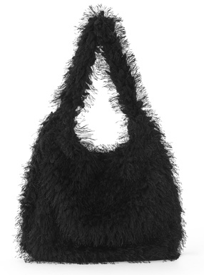 フリンジボアトートバッグ