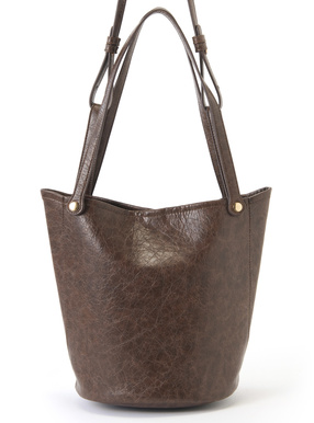 2Wayレザーバケツバッグ