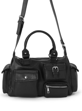 tr10782Wayマルチポケットレザーボストンバッグ