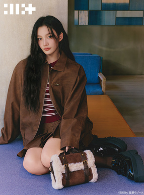 ILLIT アイリット BEB 2Wayファースエードベルトバッグ