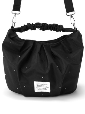 2Wayスタッズフリルワンハンドルミニバッグ