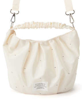 2Wayスタッズフリルワンハンドルミニバッグ